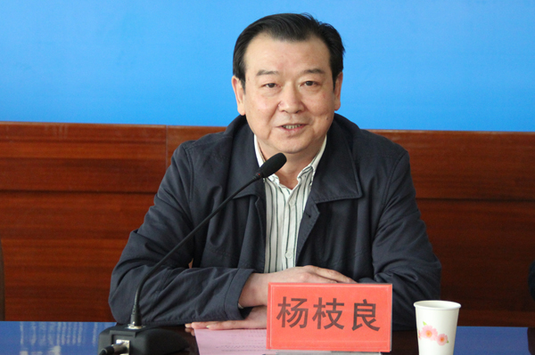 杨枝良围绕主题做了专题辅导报告